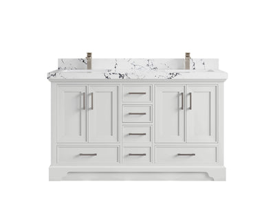 Charlotte 60 in. W x 22 in. D Double Sink Bathroom Vanity