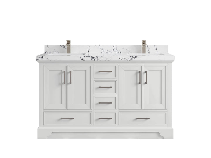 Charlotte 60 in. W x 22 in. D Double Sink Bathroom Vanity - photo 42