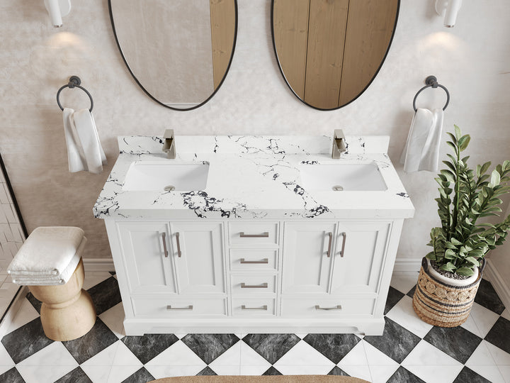 Charlotte 60 in. W x 22 in. D Double Sink Bathroom Vanity - photo 41