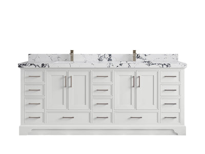 Charlotte 84 in. W x 22 in. D Double Sink Bathroom Vanity