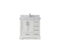Charlotte 36 in. W x 22 in. D Center Sink Bathroom Vanity - photo 36