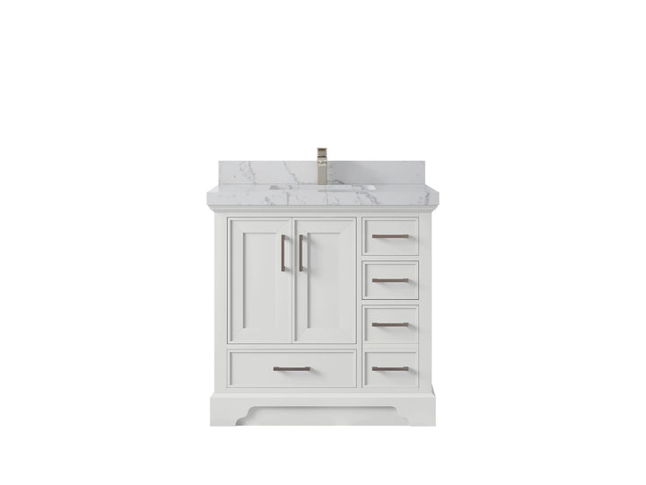 Charlotte 36 in. W x 22 in. D Center Sink Bathroom Vanity - photo 36