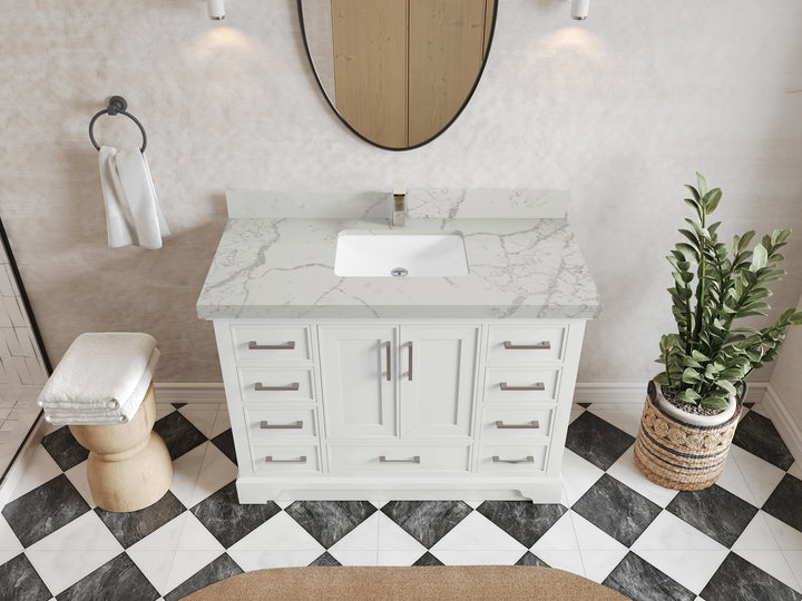 Charlotte 48 in. W x 22 in. D Single Sink Bathroom Vanity - photo 38
