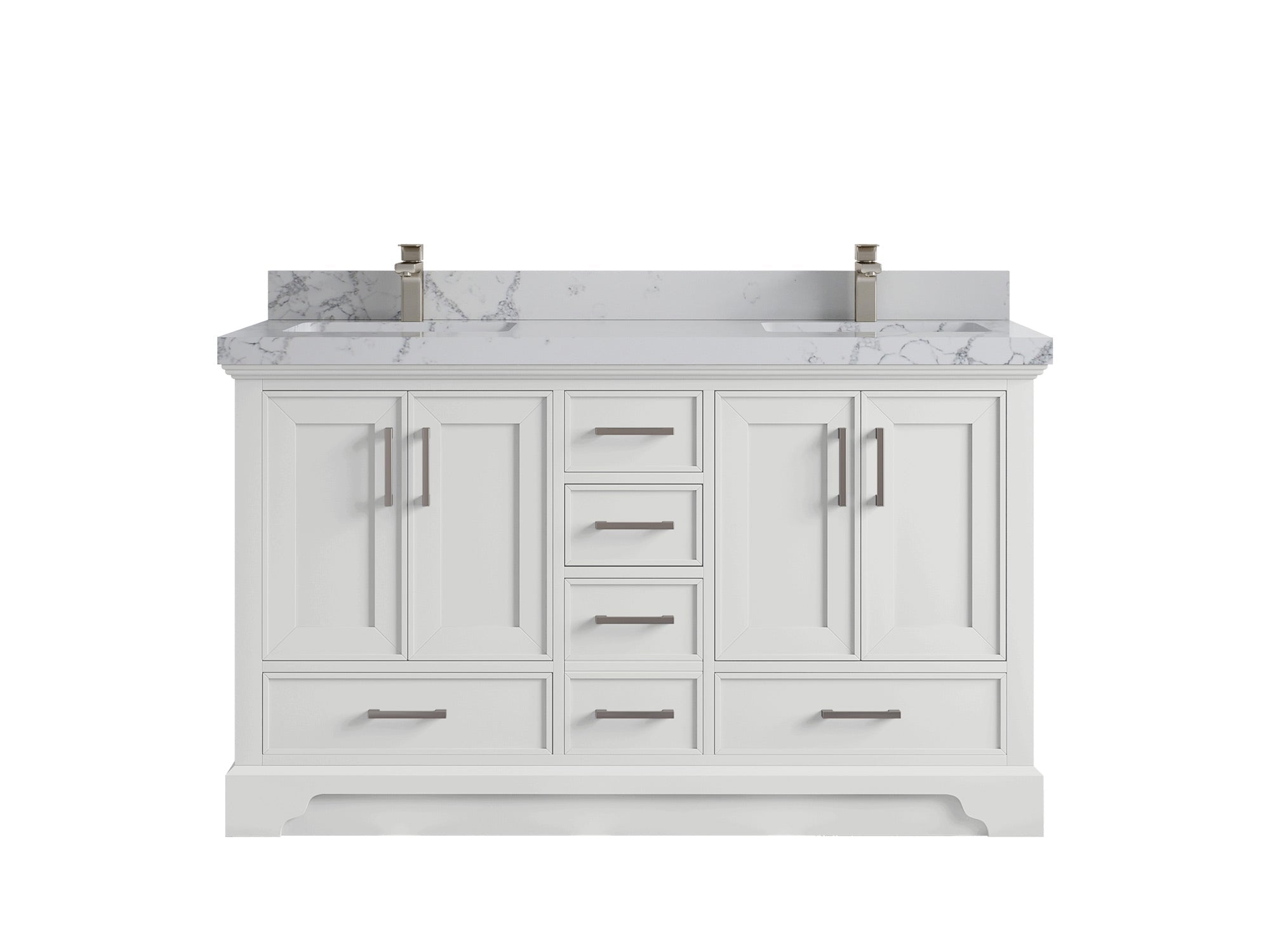 Charlotte 60 in. W x 22 in. D Double Sink Bathroom Vanity