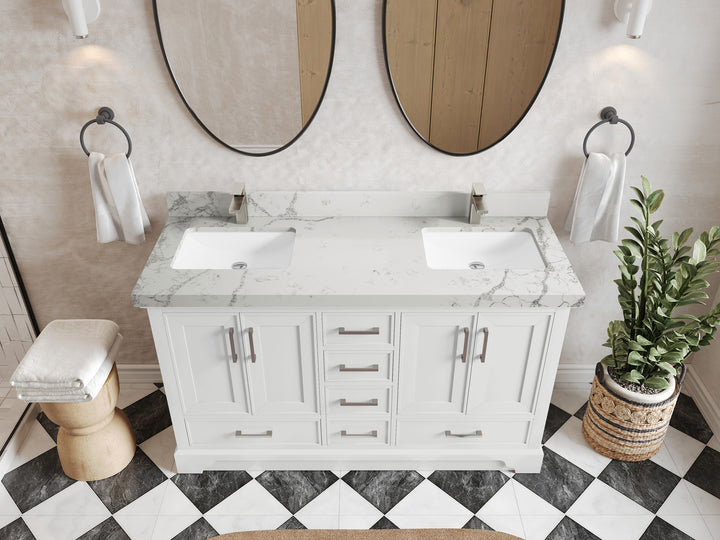 Charlotte 60 in. W x 22 in. D Double Sink Bathroom Vanity - photo 35