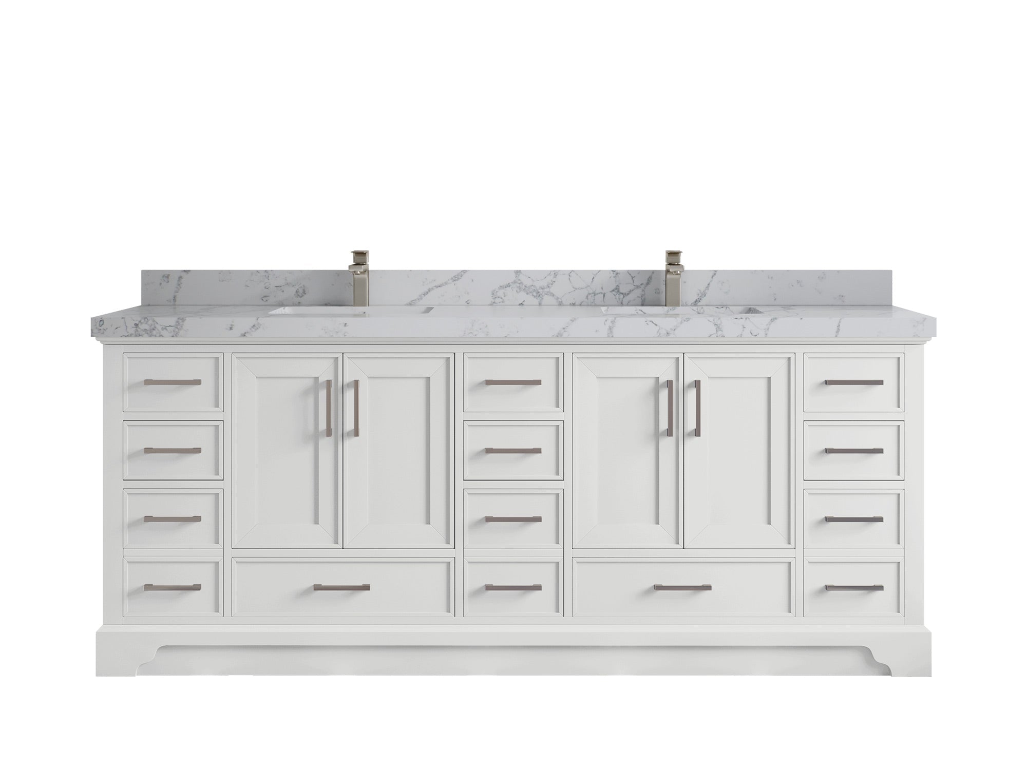 Charlotte 84 in. W x 22 in. D Double Sink Bathroom Vanity