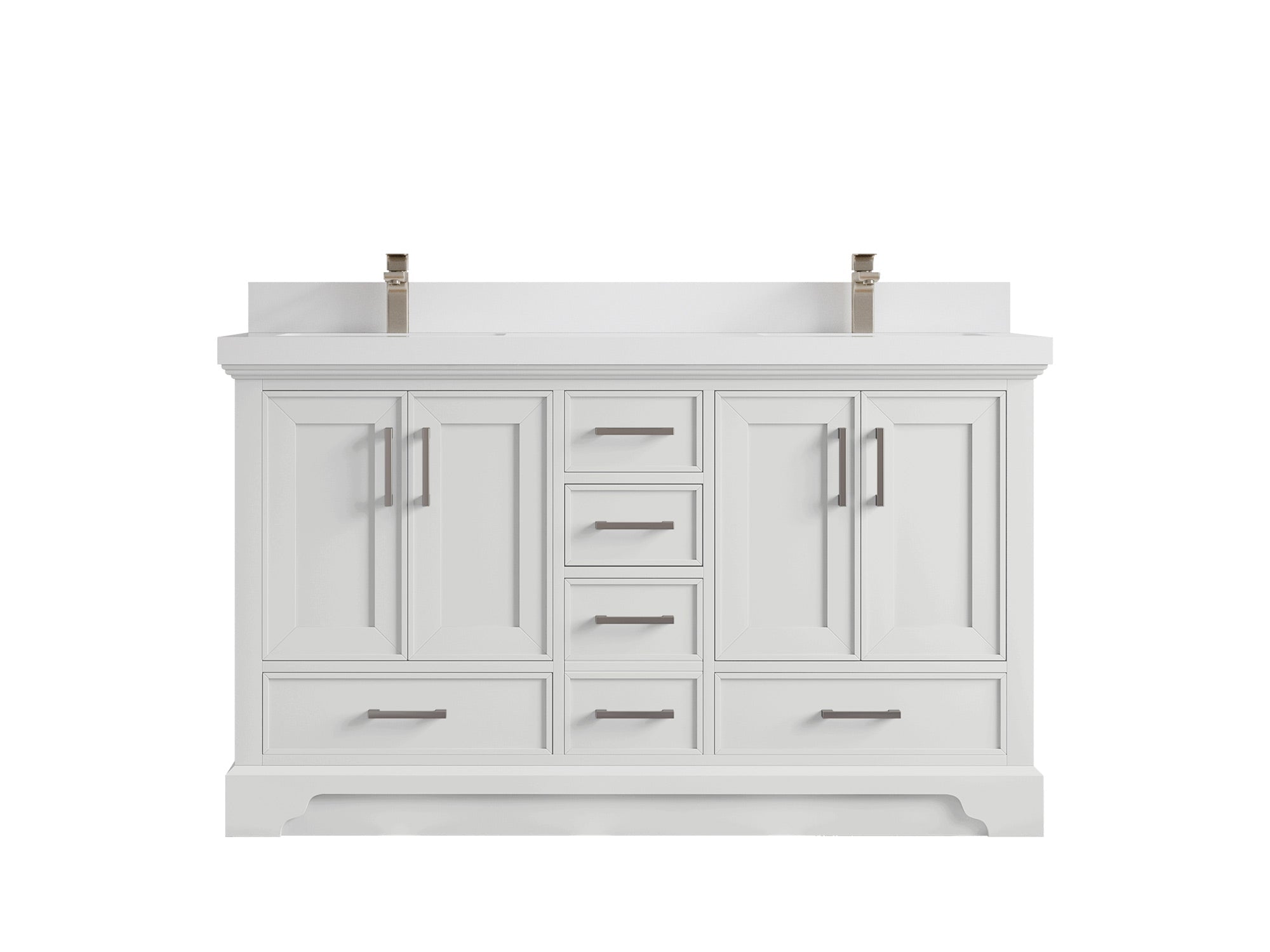 Charlotte 60 in. W x 22 in. D Double Sink Bathroom Vanity