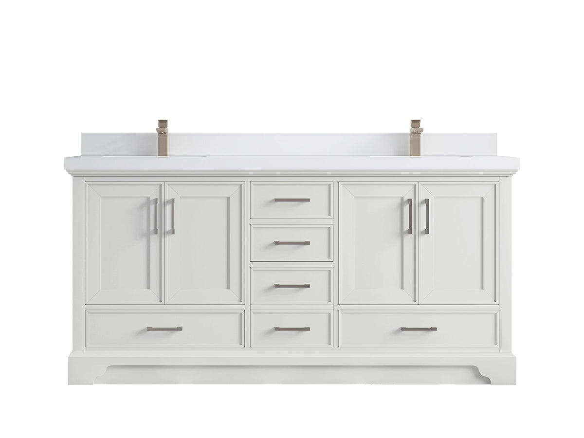 Charlotte 72 in. W x 22 in. D Double Sink Bathroom Vanity