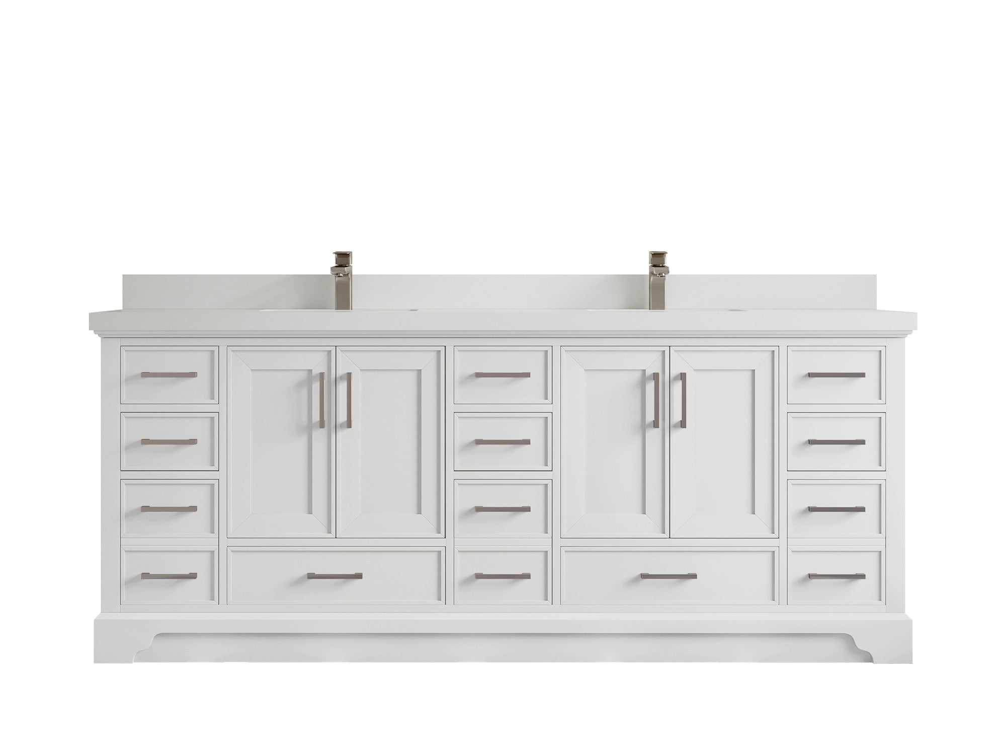 Charlotte 84 in. W x 22 in. D Double Sink Bathroom Vanity