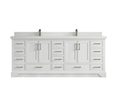 Charlotte 84 in. W x 22 in. D Double Sink Bathroom Vanity - photo 41