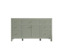 Sonoma 60 in W x 22 in D Free Standing Reeded Single Sink Bathroom Vanity - photo 7
