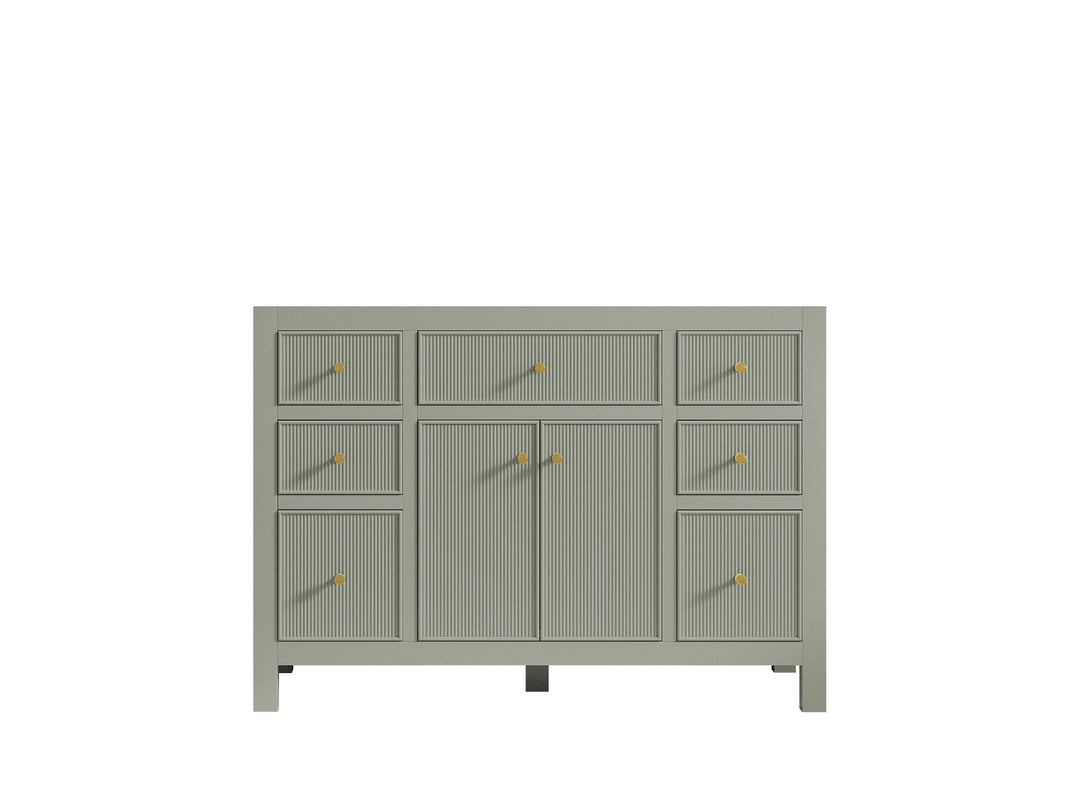 Sonoma 48 in. W x 22 in. D Single Sink Bathroom Vanity in Evergreen with countertop - Cabinet Only