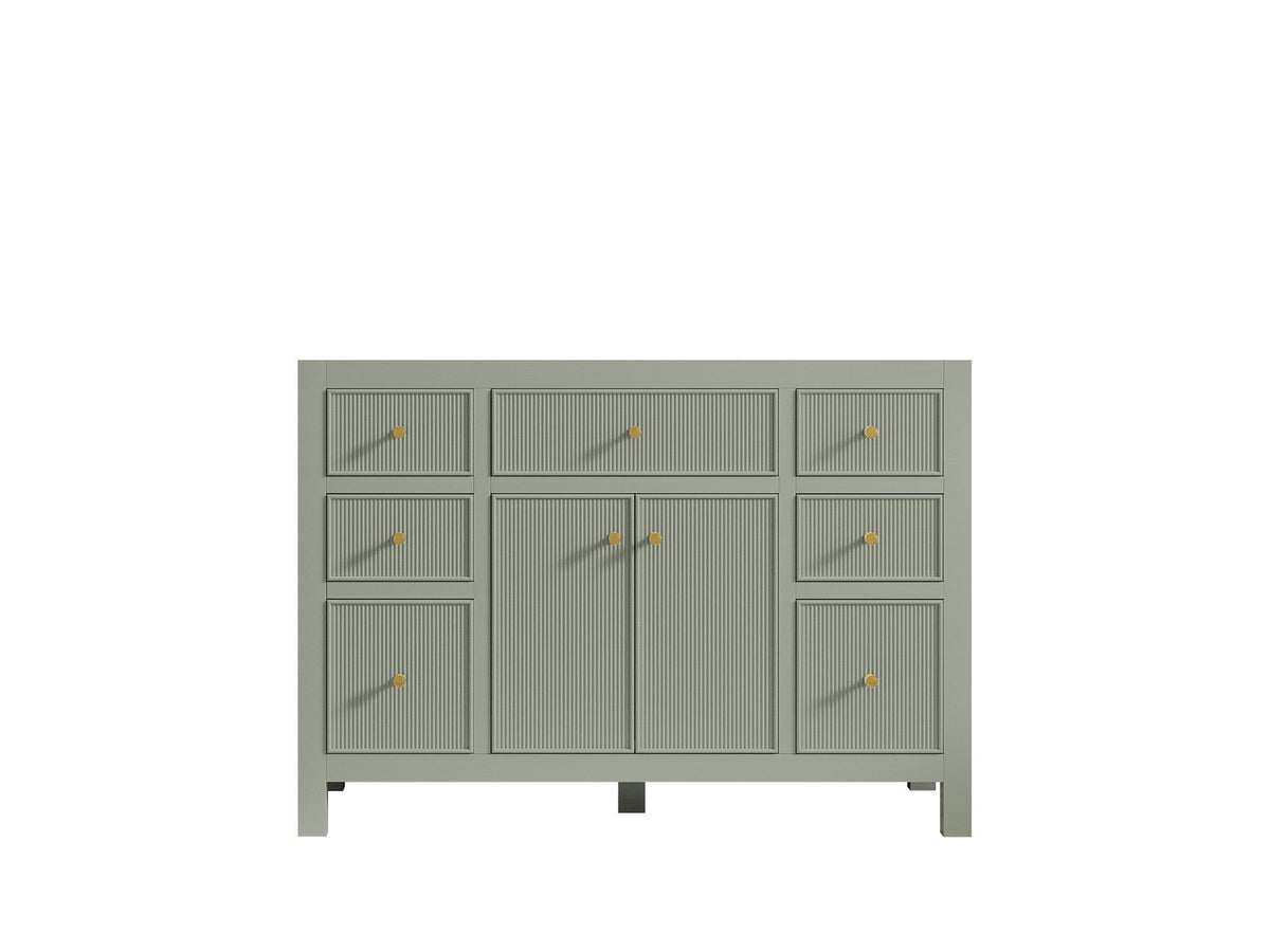 Sonoma 48 in. W x 22 in. D Single Sink Bathroom Vanity in Evergreen with countertop - Cabinet Only