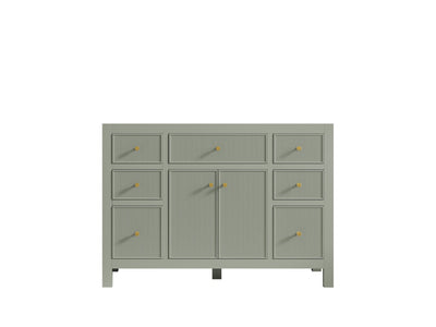 Sonoma 48 in. W x 22 in. D Single Sink Bathroom Vanity in Evergreen with countertop - Cabinet Only