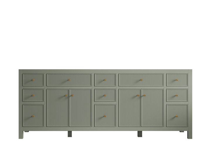 Sonoma 72 in W x 22 in D Free Standing Reeded Double Sink Bathroom Vanity - photo 7