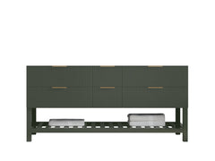 Catalina 72 in W x 22 in D Free Standing Reeded Double Sink Bathroom Vanity - photo 6