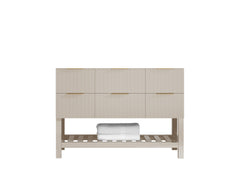 Catalina 48 in W x 22 in D Free Standing Reeded Single Sink Bathroom Vanity - photo 6