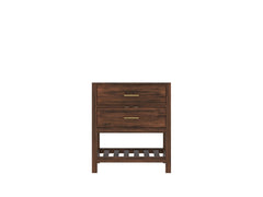 Parker Teak Wood 30 in. W x 22 in. D Single Sink Bathroom Vanity - photo 6