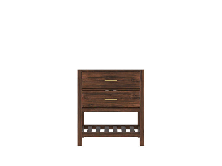 Parker Teak Wood 30 in. W x 22 in. D Single Sink Bathroom Vanity - photo 6