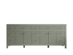 Sonoma 84 in W x 22 in D Free Standing Reeded Double Sink Bathroom Vanity - photo 31