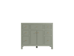 Sonoma 42 in W x 22 in D Free Standing Reeded Single Sink Bathroom Vanity - photo 7
