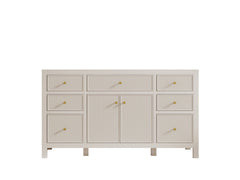 Sonoma 60 in W x 22 in D Free Standing Reeded Single Sink Bathroom Vanity - photo 7