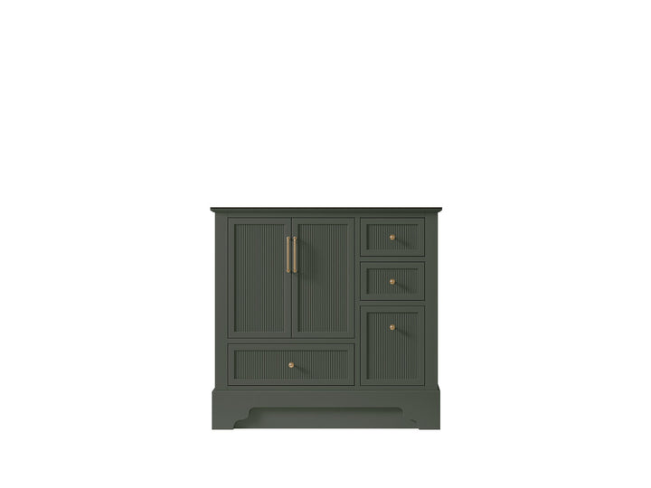 Alys 36 in. W x 22 in. D Left Offset Sink Bathroom Vanity - photo 6
