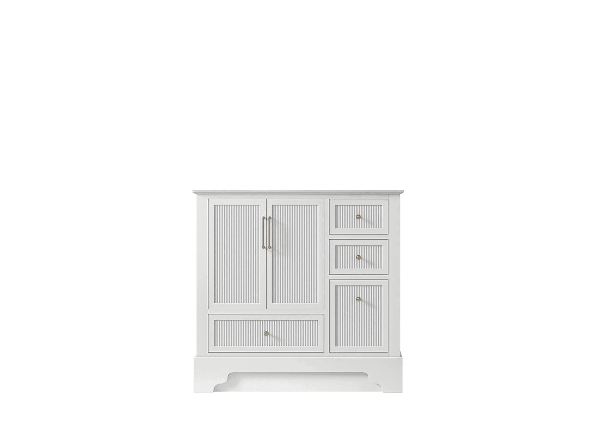 Alys 36 in. W x 22 in. D Left Offset Sink Bathroom Vanity