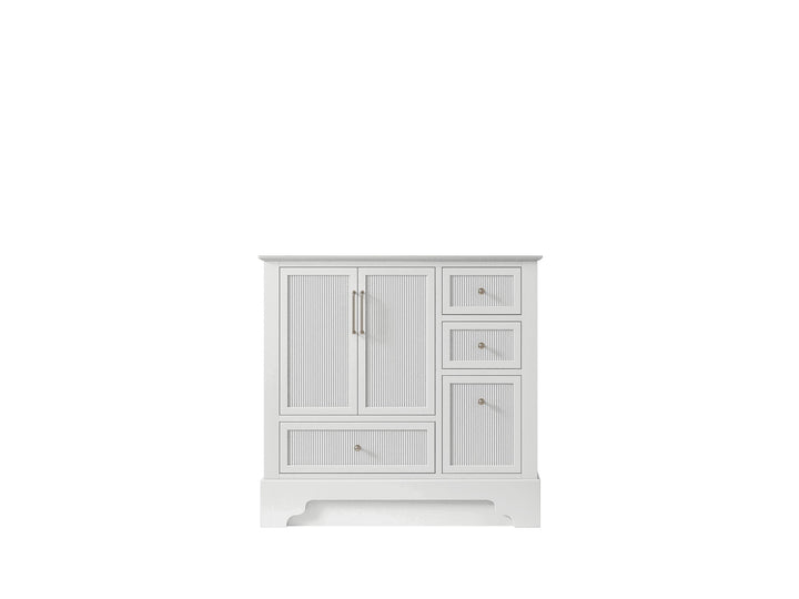 Alys 36 in. W x 22 in. D Left Offset Sink Bathroom Vanity - photo 6