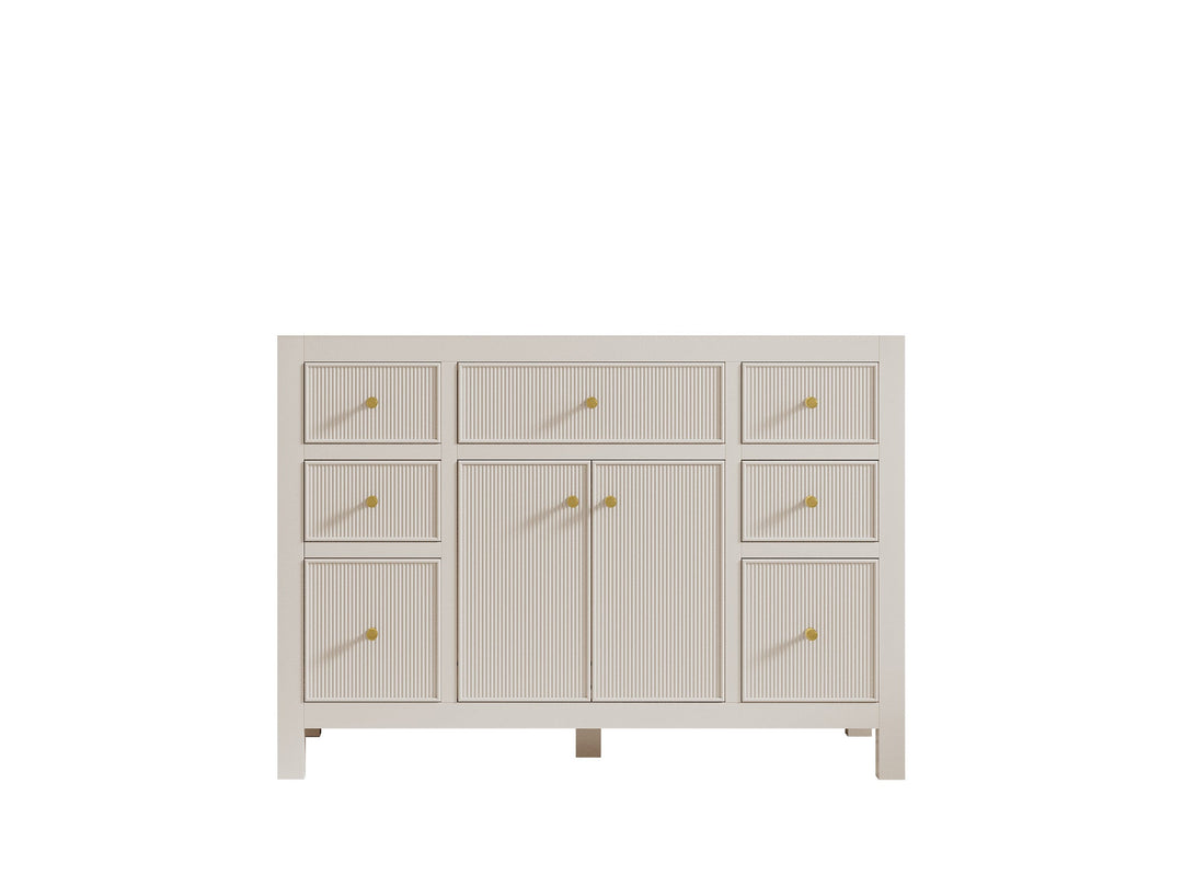 Sonoma 48 in. W x 22 in. D Single Sink Bathroom Vanity in Fine Grain with countertop - Cabinet Only