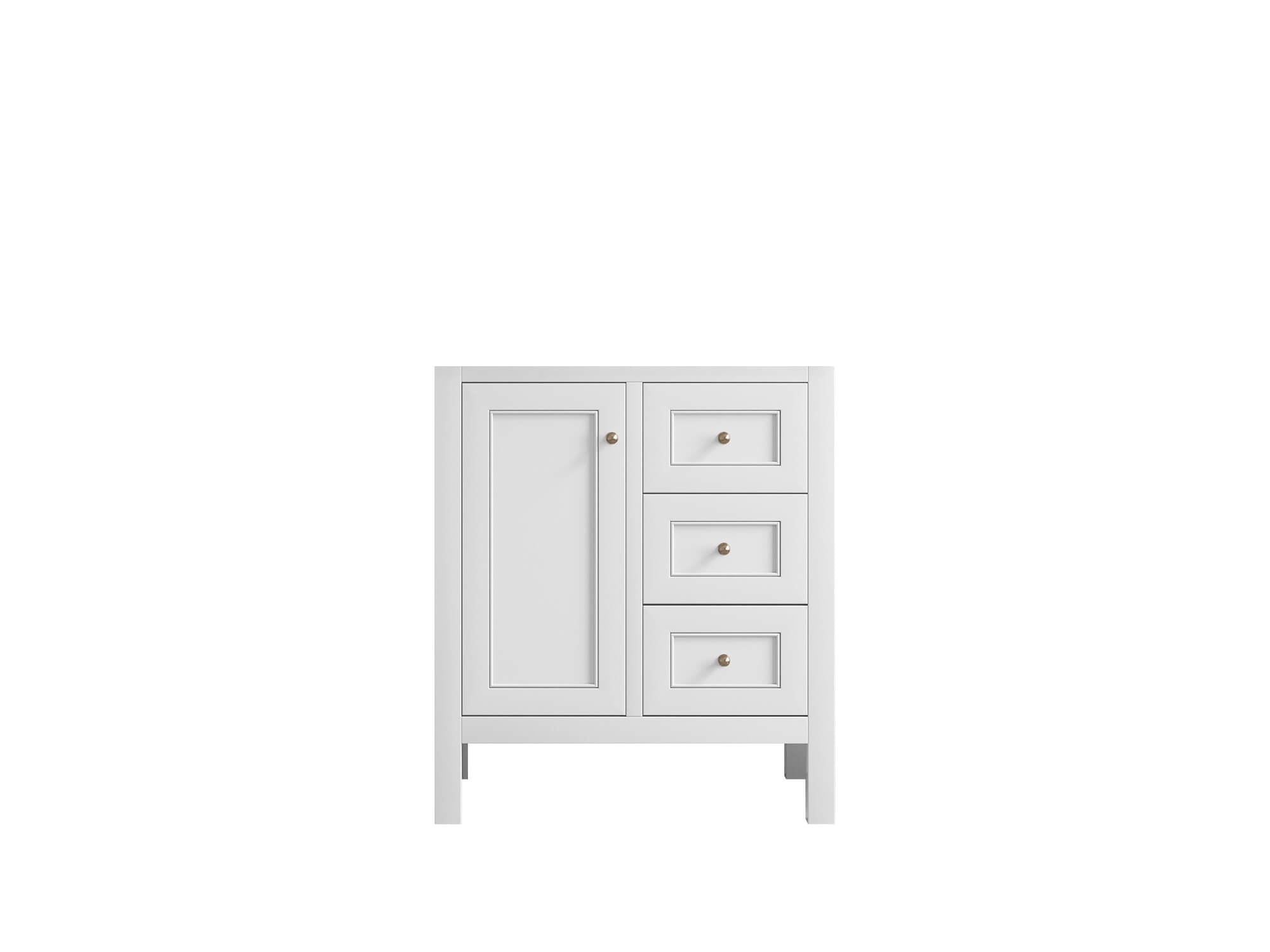 Nashville 30 in. W x 22 in. D Single Sink Bathroom Vanity