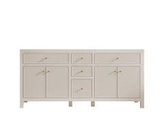 Sonoma 72 in W x 22 in D Free Standing Reeded Double Sink Bathroom Vanity - photo 6