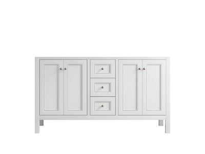 Nashville 60 in. W x 22 in. D Double Sink Bathroom Vanity