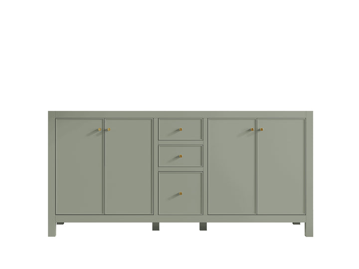 Chicago 72 in. W x 22 in. D Double Sink Bathroom Vanity - photo 6