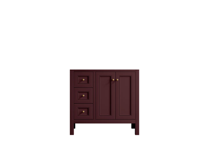 Nashville 36 in. W x 22 in D Right Offset Sink Bathroom Vanity - photo 49