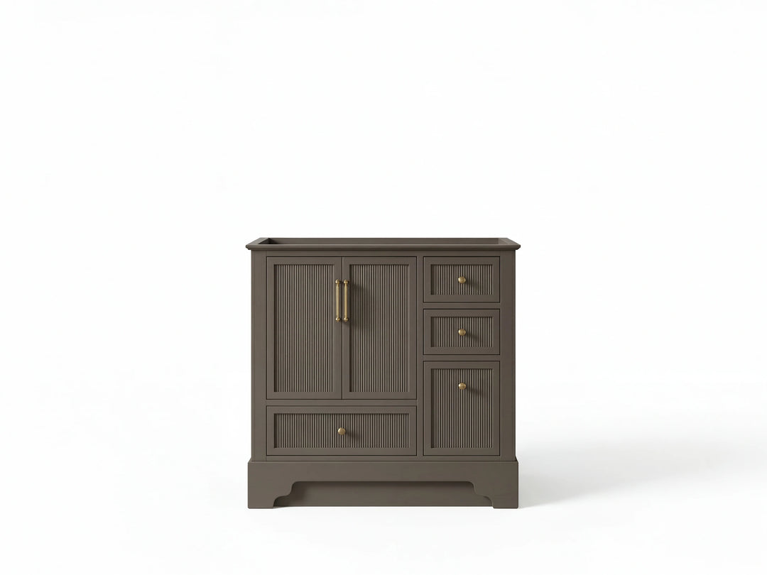 Alys 36 in. W x 22 in. D Left Offset Sink Bathroom Vanity | 
              
                Urbane Bronze
                
                  
             - ALS_URB_WHQZ_36L - photo №38