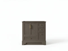 Alys 36 in. W x 22 in. D Left Offset Sink Bathroom Vanity - photo 3