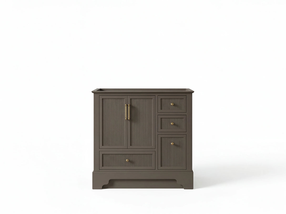 Alys 36 in. W x 22 in. D Left Offset Sink Bathroom Vanity