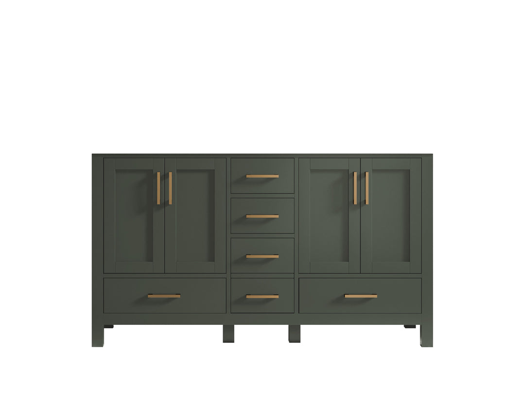 Malibu 60 in. W x 22 in. D Double Sink Bathroom Vanity
