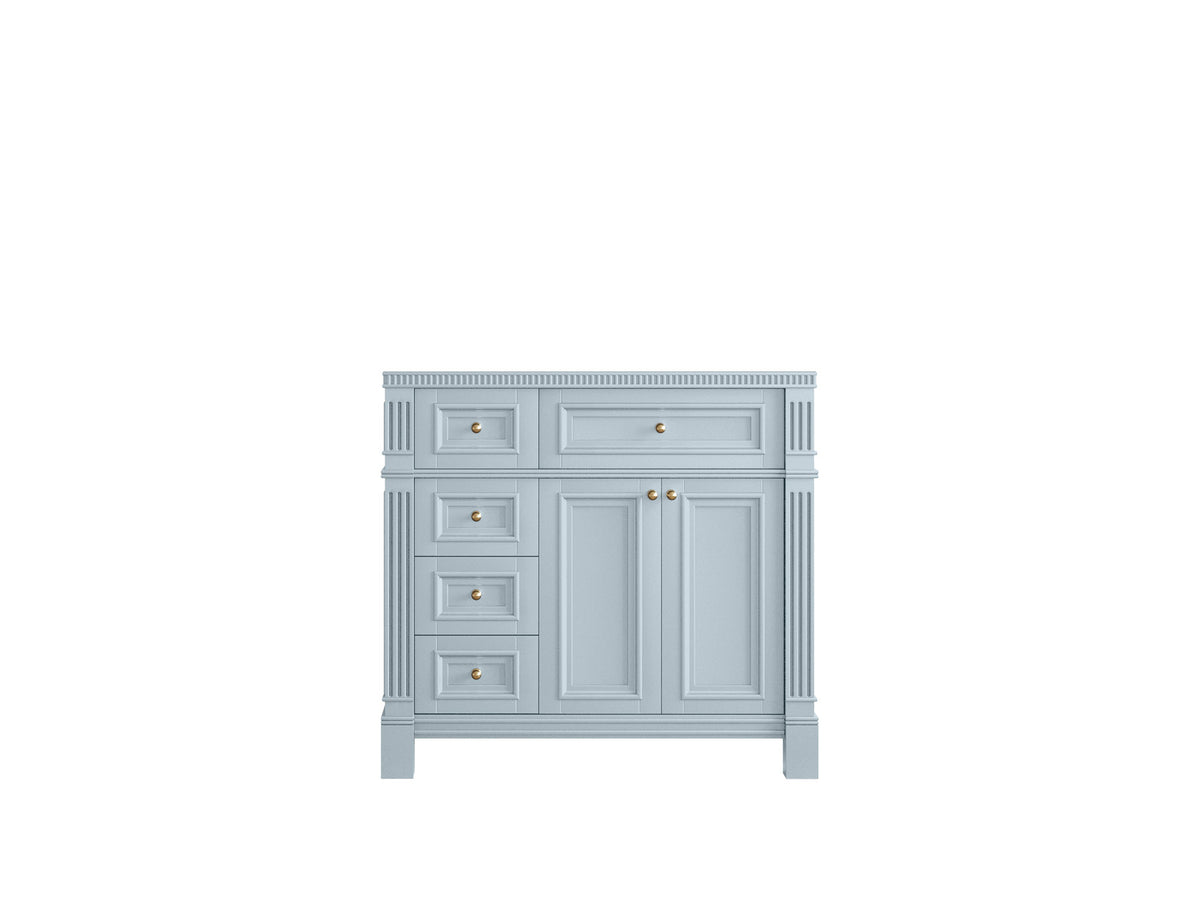 Paris 36 in. W x 22 in. D Center Sink Bathroom Vanity