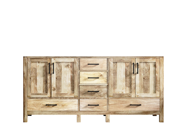Malibu Mango Wood 72 in. W x 22 in. D Double Sink Bathroom Vanity - photo 6