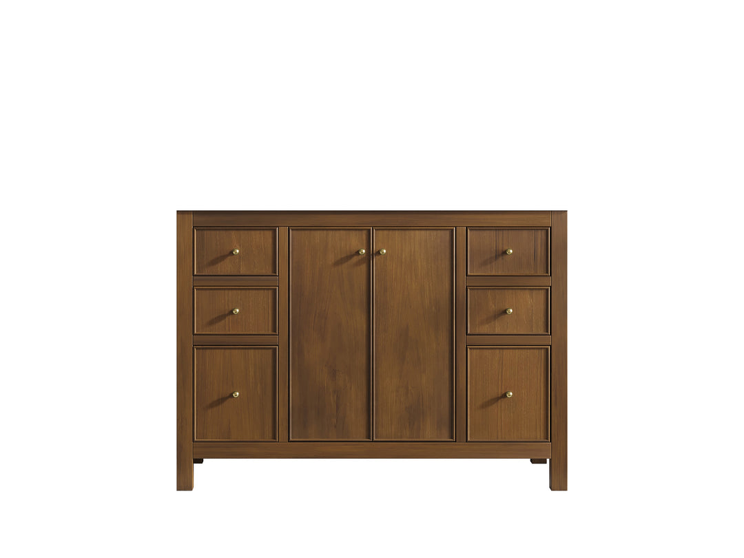Chicago Teak 48 in. W x 22 in. D Single Sink Bathroom Vanity