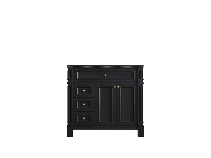 Paris 36 in. W x 22 in. D Right Offset Sink Bathroom Vanity - photo 6