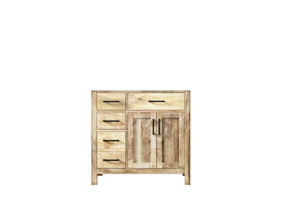 Malibu Mango Wood 36" W x 22" D Center Sink Vanity for a Luxe Bathroom Look