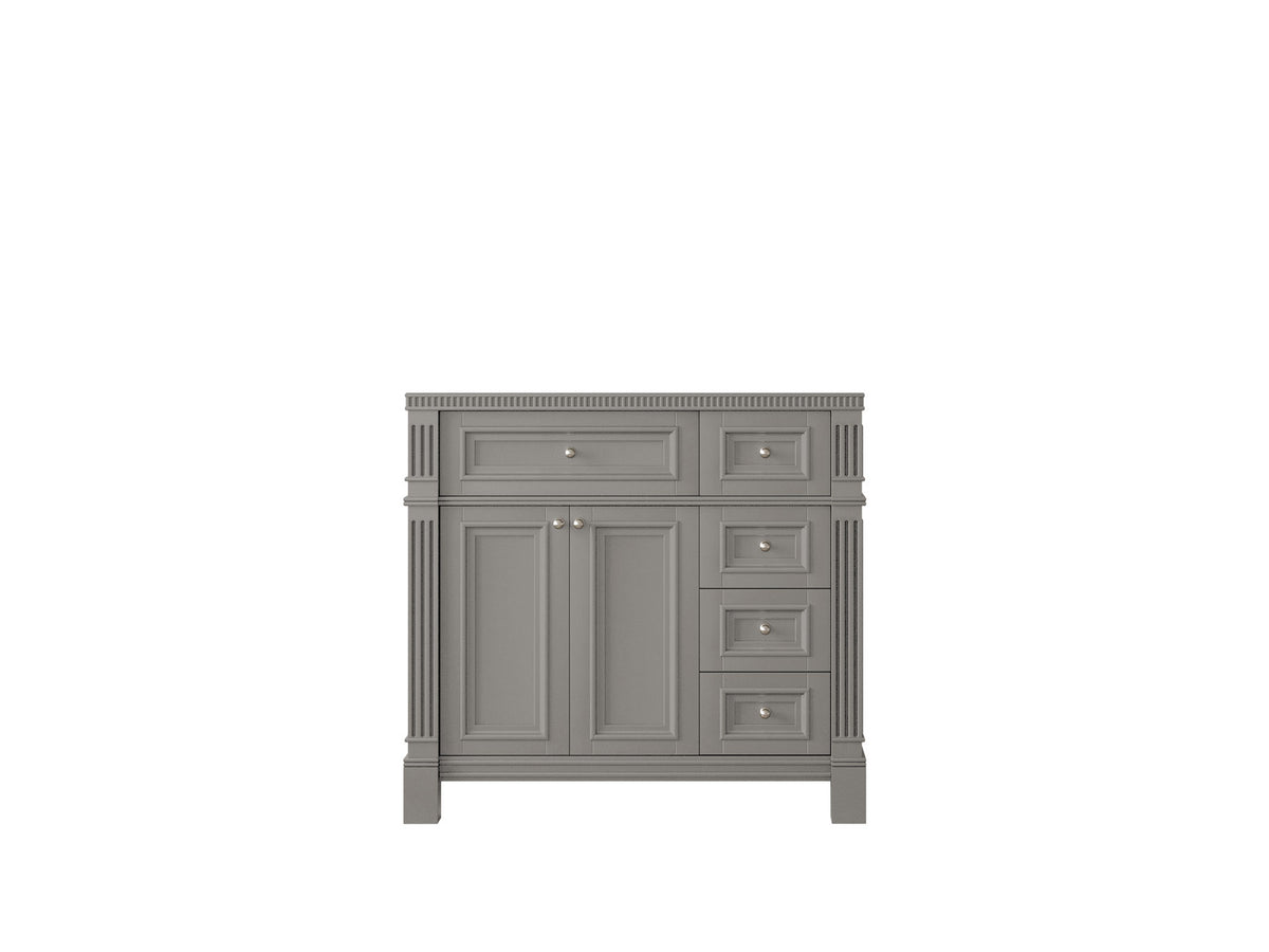 Paris 36 in. W x 22 in. D Bathroom Vanity with Center Sink