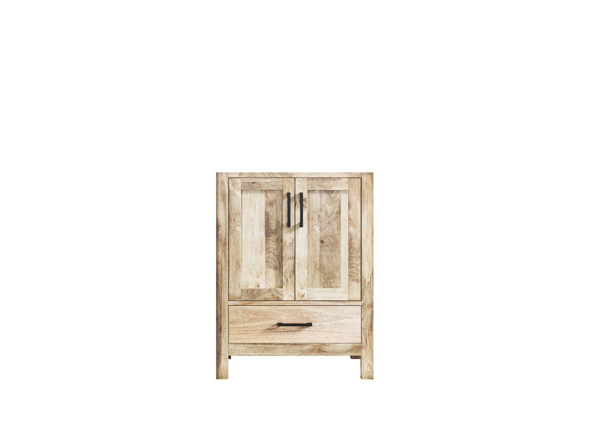 Malibu Mango Wood 24-inch bathroom vanity cabinet in Whitewashed Mango