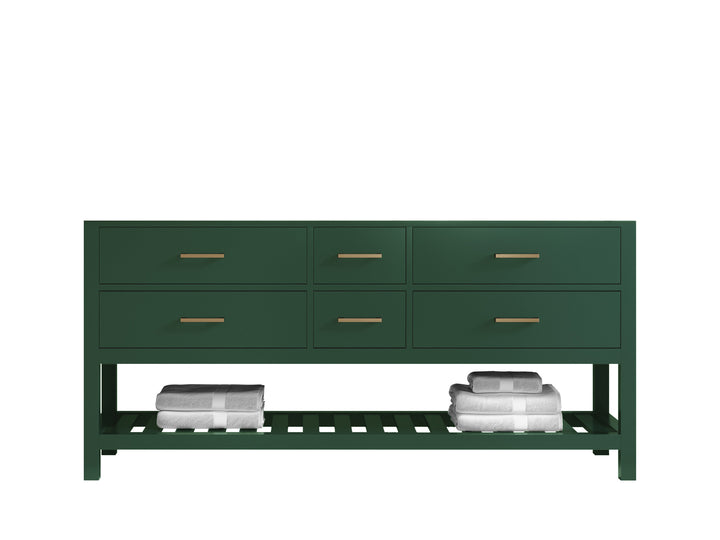 Parker 72 in. W x 22 in. D Double Sink Bathroom Vanity - photo 6