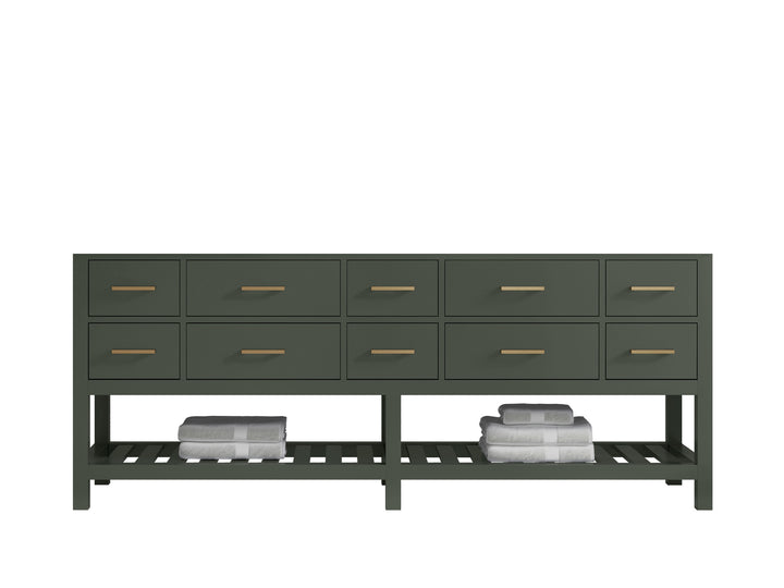 Parker 84 in. W x 22 in. D Double Sink Bathroom Vanity - photo 6