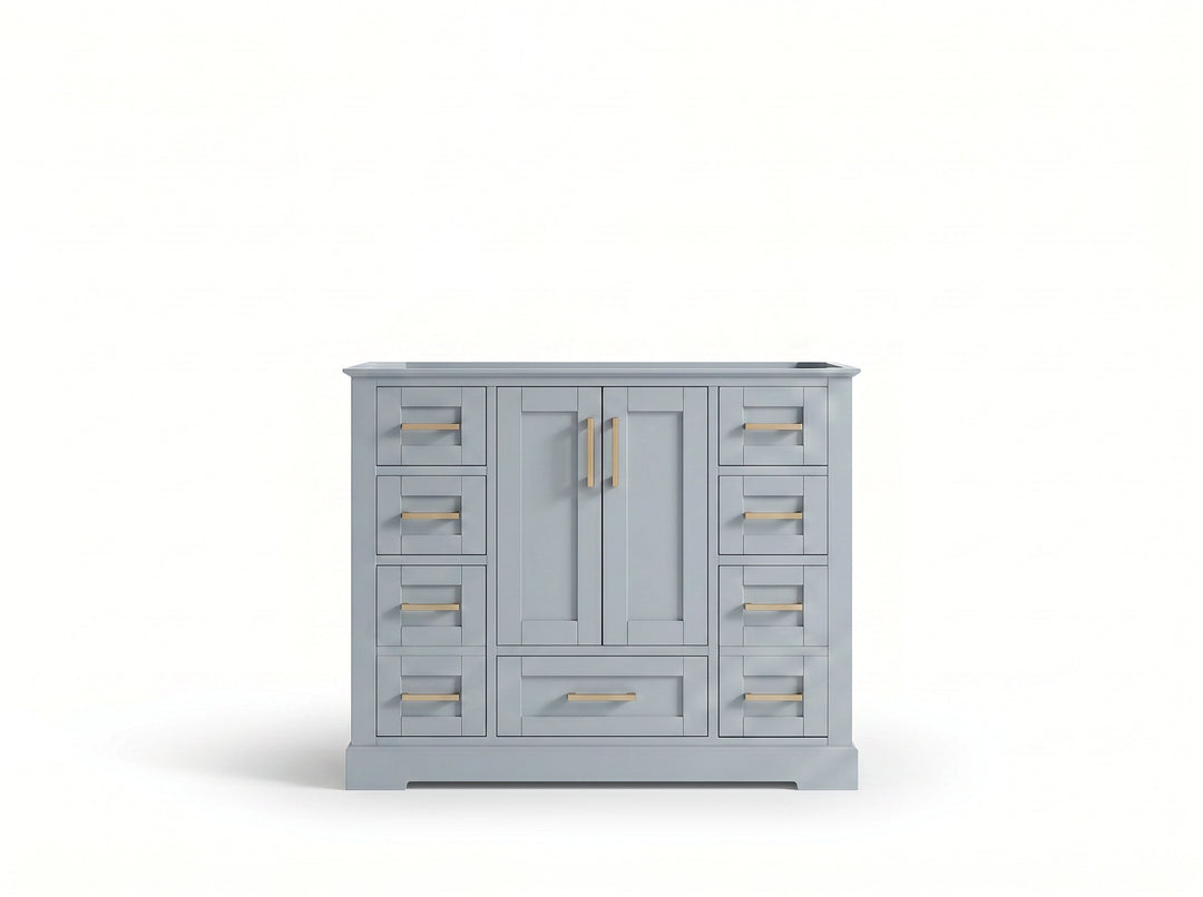 Boston 42 in. W x 22 in. D Single Sink Bathroom Vanity | 
              
                Blue Heather
                
                  
             - BST_BLU_WHQZ_42 - photo №4