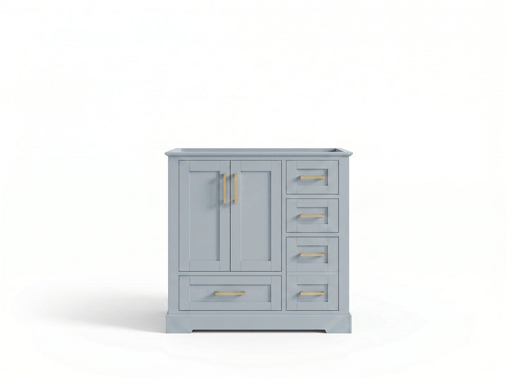 Boston 36 in. W x 22 in. D Left Offset Sink Bathroom Vanity - photo 4